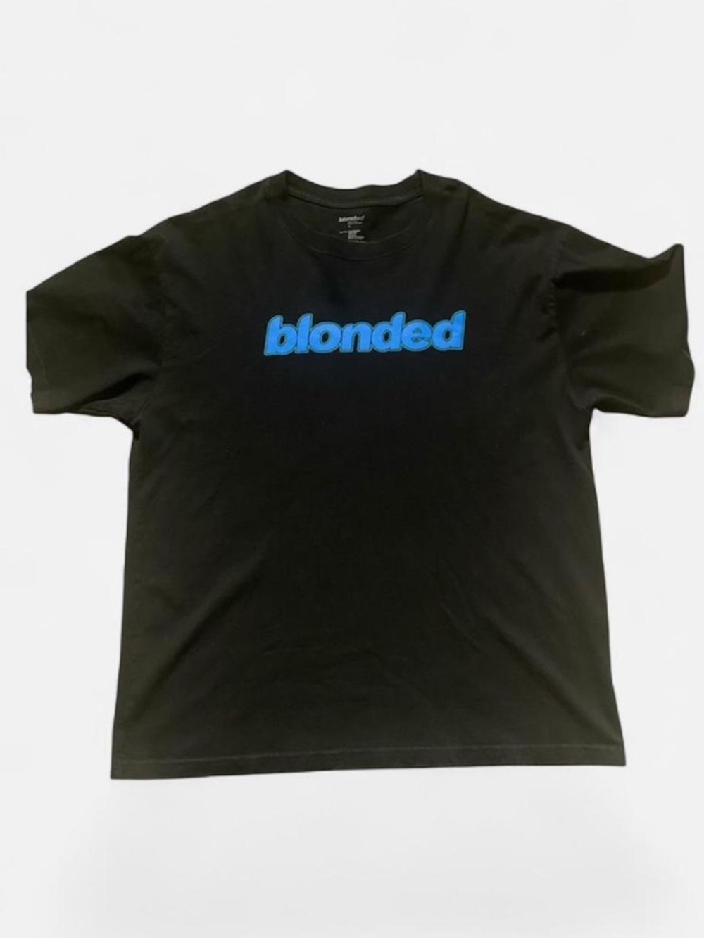 Frank Ocean Blonded Black Crew Neck Graphic Tee